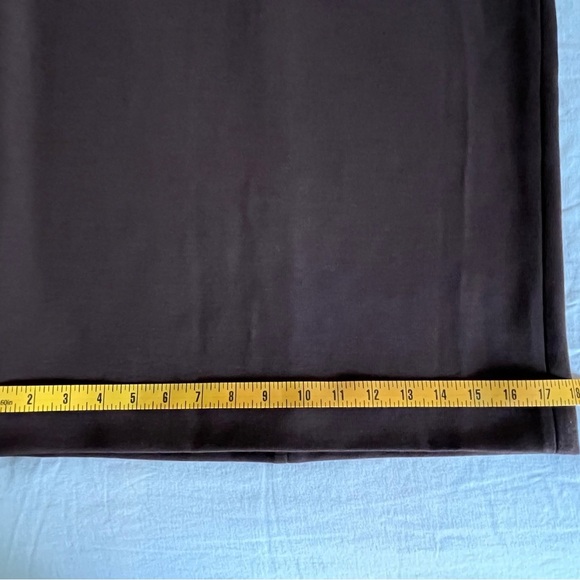 Douglas Hannant Stunning Wool like Scoop Neck Bodycon Pencil Dress Brown Plum 10 - Picture 15 of 15